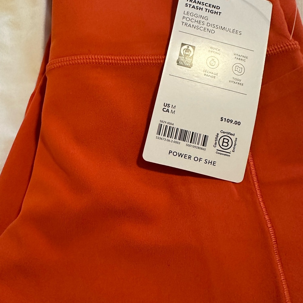 NWT Athleta Transcend Stash Tight